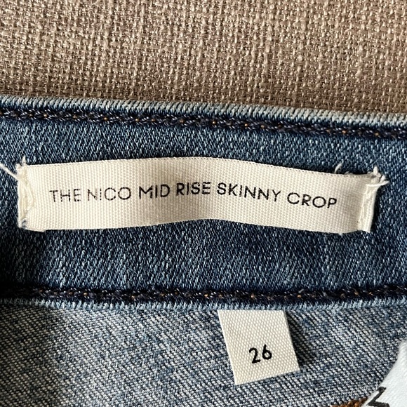 Denim Forum The Nico Mid Rise Skinny Crop Jeans - Picture 9 of 11